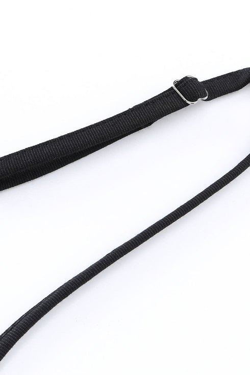 Solid Casual Adjustable Spaghetti Strap Straight Leg Jumpsuit