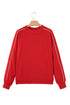 Stand Neck Long Sleeve Regular Fit Sweatshirt