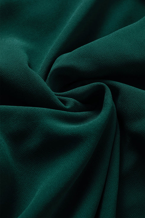 Sweetheart Flutter Sleeve Ruffle Hem Chiffon Midi Dress