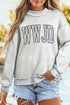 WWJD Polka Dot Mock Neck Pullover Sweatshirt