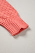 Drop Shoulder Ribbed Knit Long Sleeve Sweater