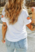 Sequined Star Pumpkin Graphic Round Neck Tee