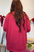 Patchwork Plaid Twist Rib Round Neck Long Sleeve Top