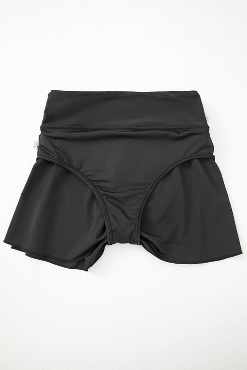 Empire Waist Ruched Side Tie Tankini Set