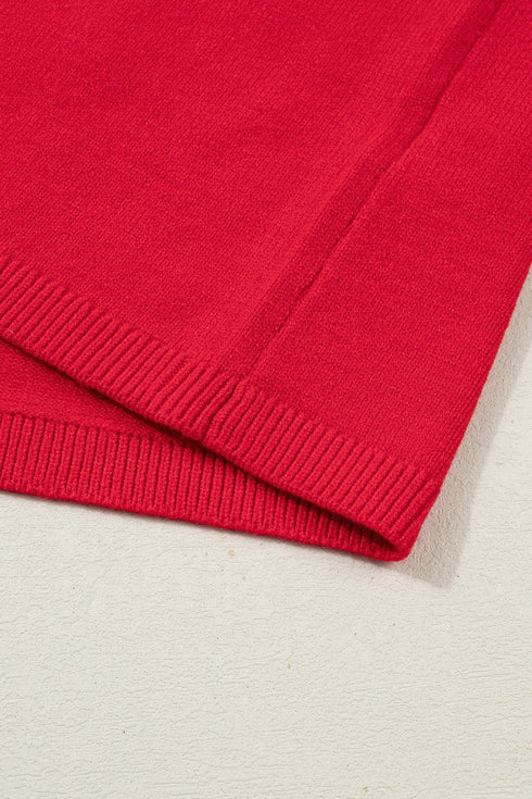 Yeehaw Graphic Sleeveless Crew Neck Knit Sweater