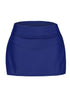 Wide Waistband Smooth Stretch Mini Swim Skirt