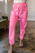 Casual Comfort Applique Detail High Waist Sweatpants