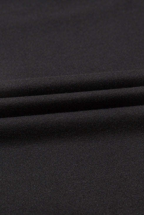 Contrast Trim Drop Shoulder Two Piece Skort Set