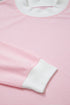Striped Trim Mock Neck Pullover Drawstring Pants Outfit Pant Set