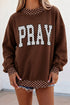 Pray Polka Dot High Neck Tunic Sweatshirt