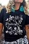 Polyester Rodeo 8 Seconds Western Graphic Tee