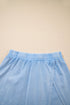 Mineral Wash Tank Top Split Skirt Two Piece Dress