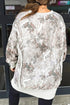 Polyester Faith Embroidered Graphic Pullover Camo Sweatshirt