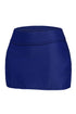 Wide Waistband Smooth Stretch Mini Swim Skirt