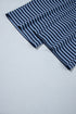 Striped Long Sleeve Drawstring Waist Loungewear Set