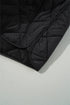 Solid Quilted High Neck Button Up Pocket Vest