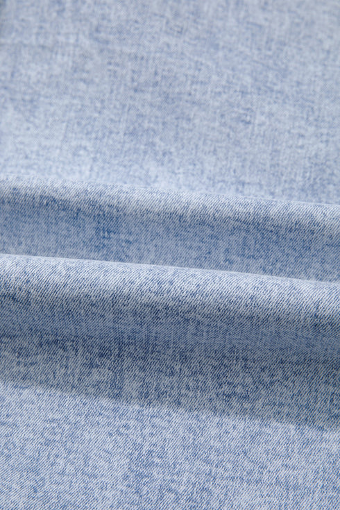 Cotton Polyester Denim Pull On Barrel Jeans