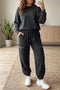 Polyester Cotton Seamed Coordinated Jogger Pant Set