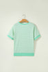 Polyester Striped Mallard Duck Raglan Graphic Tee
