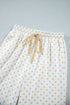 Polka Dot Patchwork Long Sleeve Pant Set