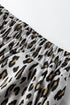 All Over Leopard Print Wide Leg Pant Sets