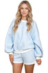 Plaid Baggy Pullover Drawstring Shorts Two Piece Outfit Short Set