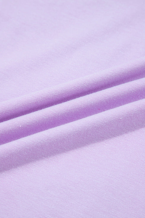 Casual Mineral Wash Drawstring Wide Leg Pant Set