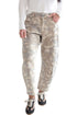 Camouflage Pattern Pocket Rivet Ankle Length Harem Fit Jeans