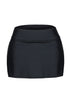 Wide Waistband Smooth Stretch Mini Swim Skirt