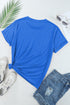 Soft Stretch Blend Crew Neck Short Sleeve Tee