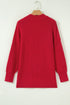 Modern Ribbed Knit Stand Neck Long Sleeve Sweater