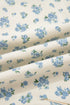 Grommet Knot Waist Floral Barrel Jeans