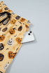 Pumpkin Face Print Ruffle Long Sleeve Two Piece Lounge Set