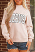 Jesus Polka Dot Mock Neck Tunic Sweatshirt