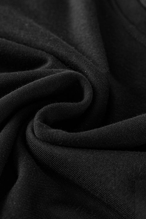 Casual Solid Pullover And Seamed Lounge Pant Set