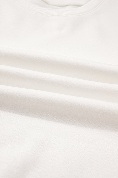 Casual Patchwork Drop Shoulder Pullover Short Sets