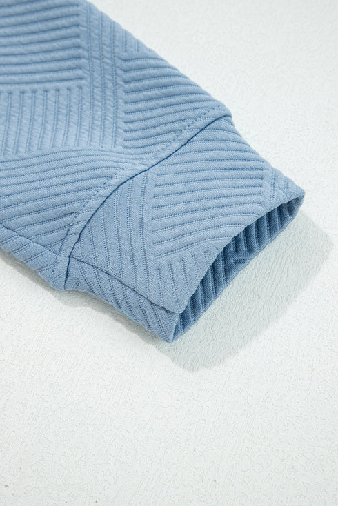 Ultra Loose Textured Slouchy Matching Pant Set