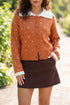 Peter Pan Collar Long Sleeve Knitwear Cardigan