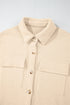 Casual Textured Corduroy Long Sleeve Button Down Jacket