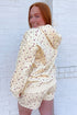 Floral Print Hooded Long Sleeve Loungewear Set