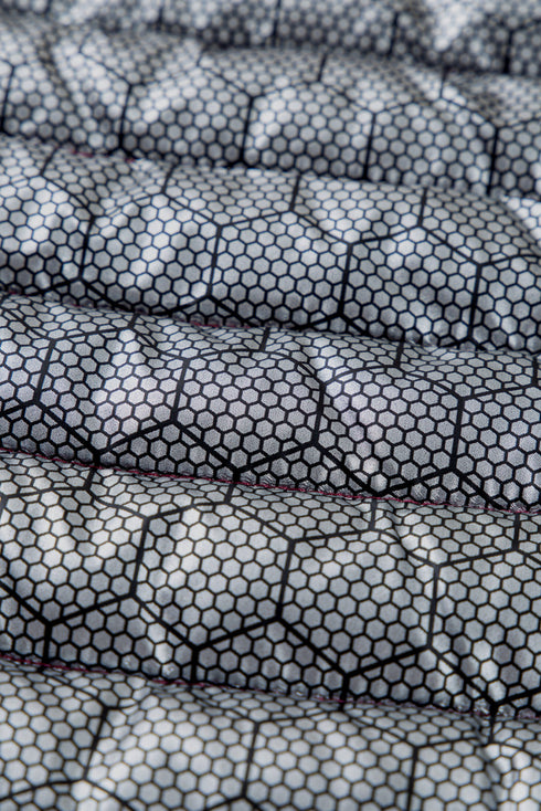 Plush Collar Quilted Zip Front Puffer Vest