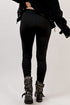 Exclusive Grommet Lace Up Front Statement Leggings