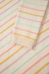 Viscose Striped Pattern Crew Neck Knit Sweater