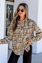 Retro Plaid Long Sleeve Button Down Everyday Casual Shirt