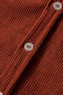 Long Sleeve Button Down Corduroy Midi Dress