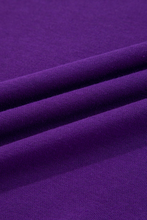 Varsity Stripe Contrast Trim Pullover Skort Two Piece Dress