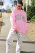 Camo Print Drawstring Waist Loose Fit Full Length Pants