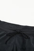 Contrast Waistband Tie Front Swim Shorts
