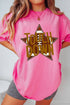 Touchdown Slogan Lettering Graphic Art T Shirt