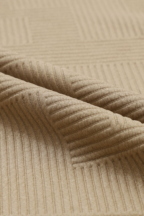 Ultra Loose Textured Slouchy Matching Pant Set